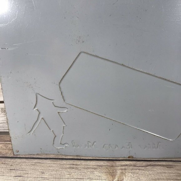 Vintage Wrigley's Double Mint Gum Miss Muffet Thin Sign AAA Sign Co - Picture 10 of 10